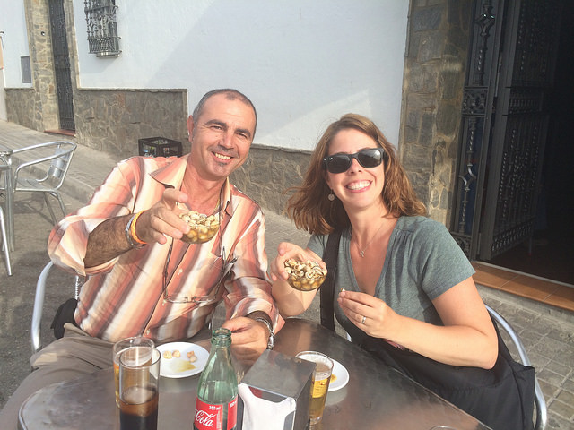 Caracoles y cerveza, Moron de la Frontera, Spain