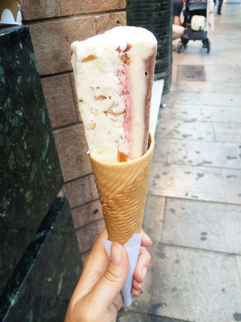 Cassata from Los Italianos Heladeria, Granada, Spain