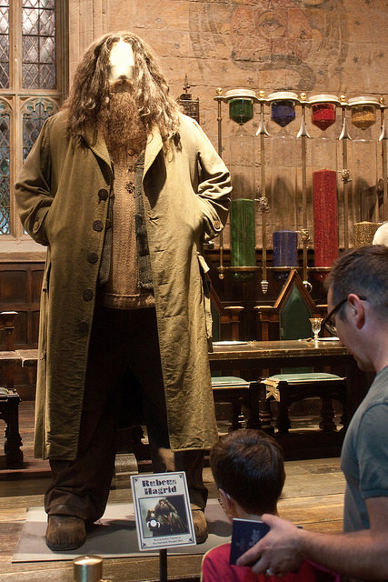 Hagrid costume Warner Bros Studio London