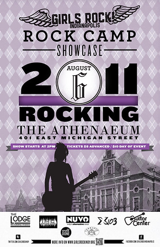 Girls Rock! Indy Showcase Poster