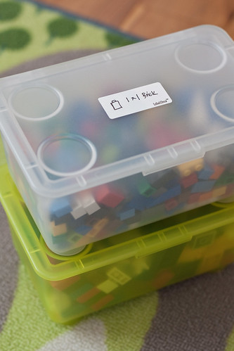 LEGO storage for the young builder