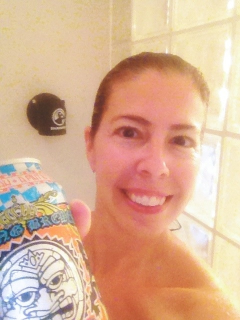 Shower beer with Sun King