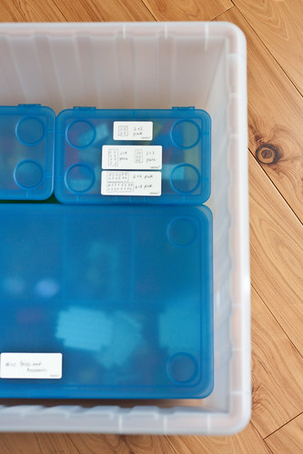 LEGO storage for the young builder