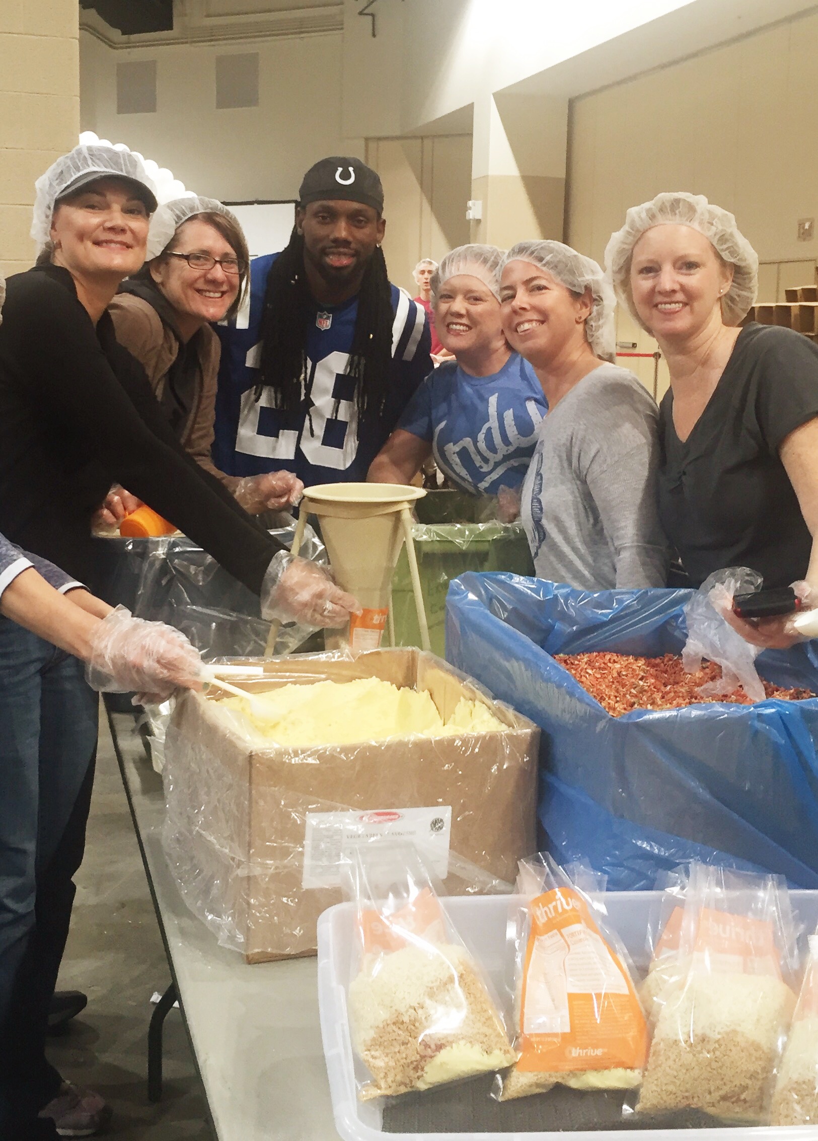 Indianapolis Colts Million Meal Marathon with Greg Toler