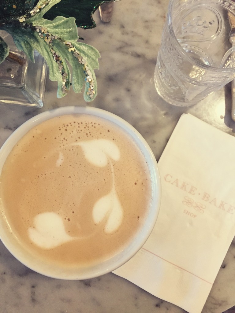 Cafe au lait at Cake Bake Shop Indianapolis