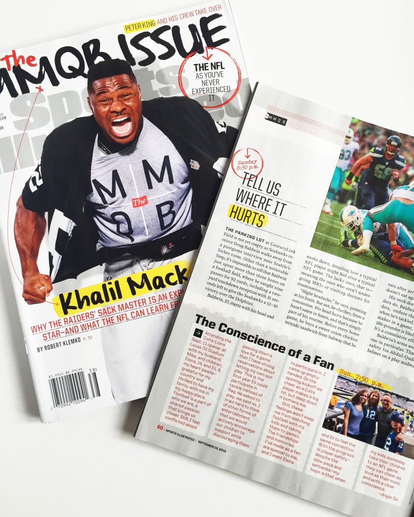 Angie Six Writer Sports Illustrated MMQB Issue