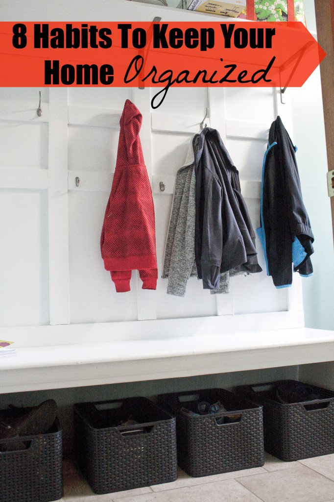 Organized home habits